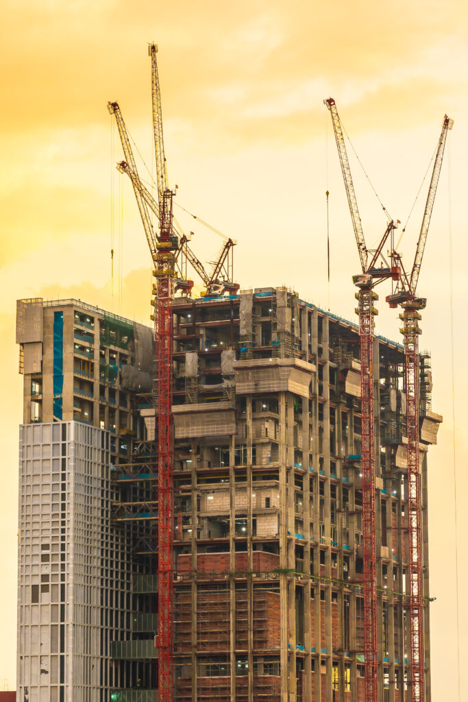 crane construction site